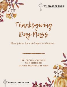 Thanksgiving Day Mass